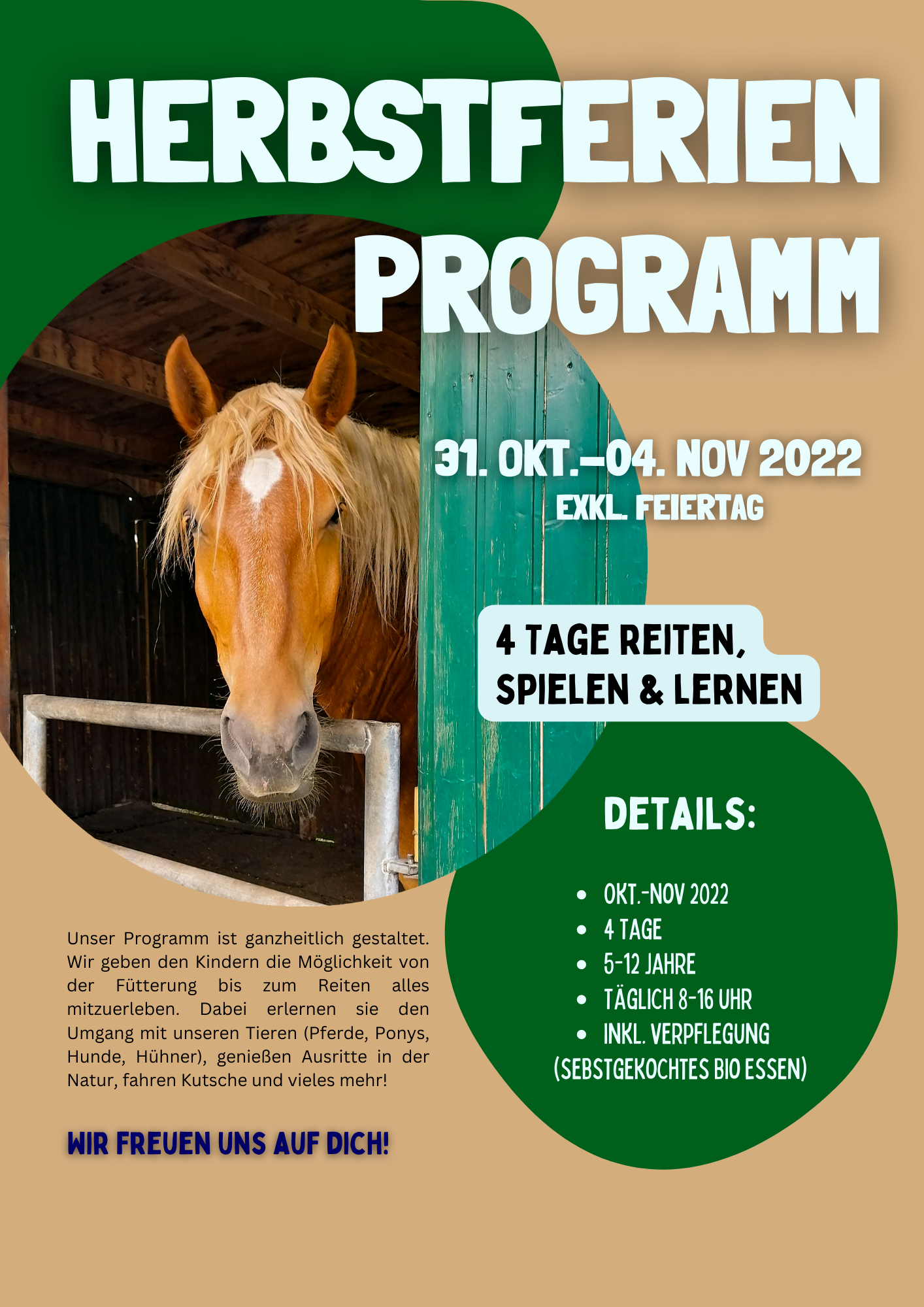Herbst ferien programm