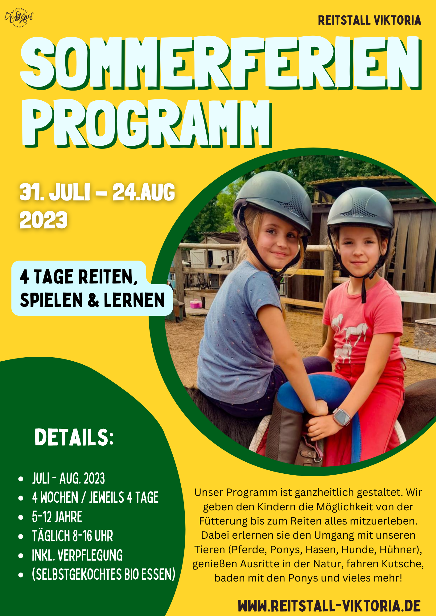 Sommerferien Kinder 2023